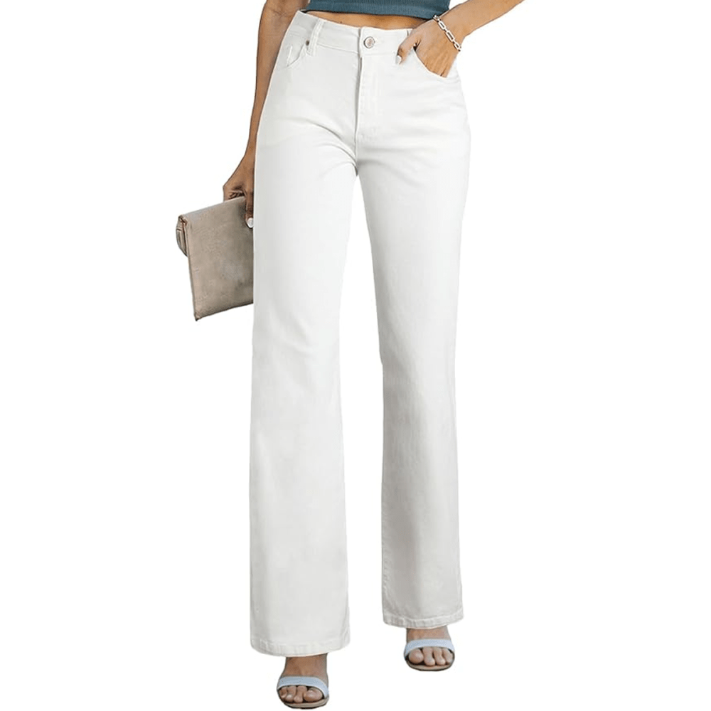 Sidefeel Wide Leg High Waisted Jeans