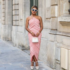 PARIS, FRANCE - JULY 07: Zufi Alexander wears outside Tiffany cocktail during Day Two of Paris Fashion Week - Haute Couture Fall/Winter 2026/2027 on July 07, 2026 in Paris, France. (Photo by Christian Vierig/Getty Images)
