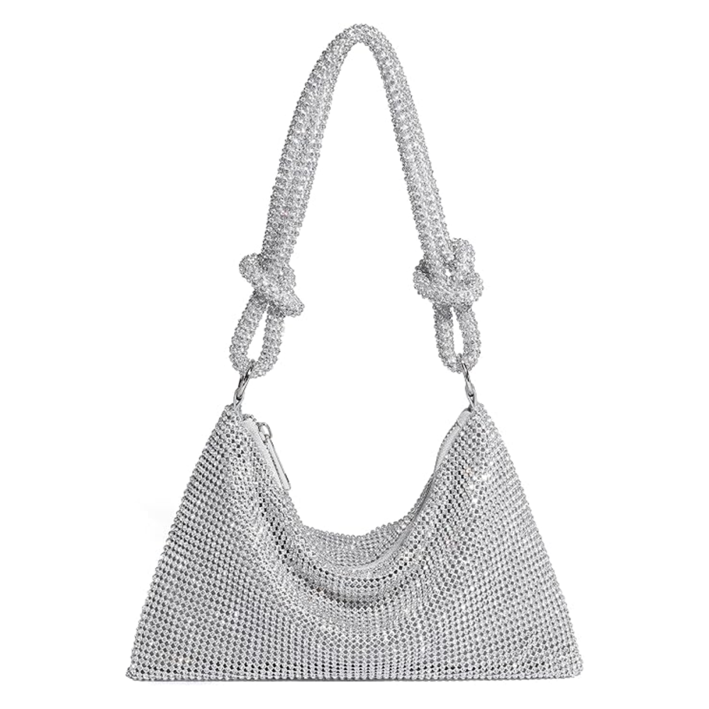 Yuwita Sparkly Rhinestone Purse