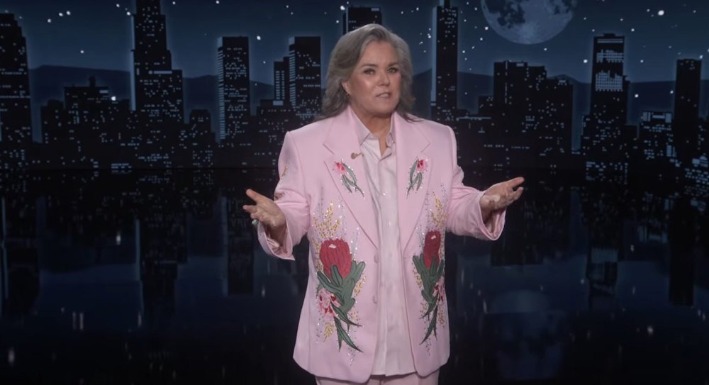Rosie O'Donnell Taunts President Donald Trump in Jimmy Kimmel Live Guest Host Debut