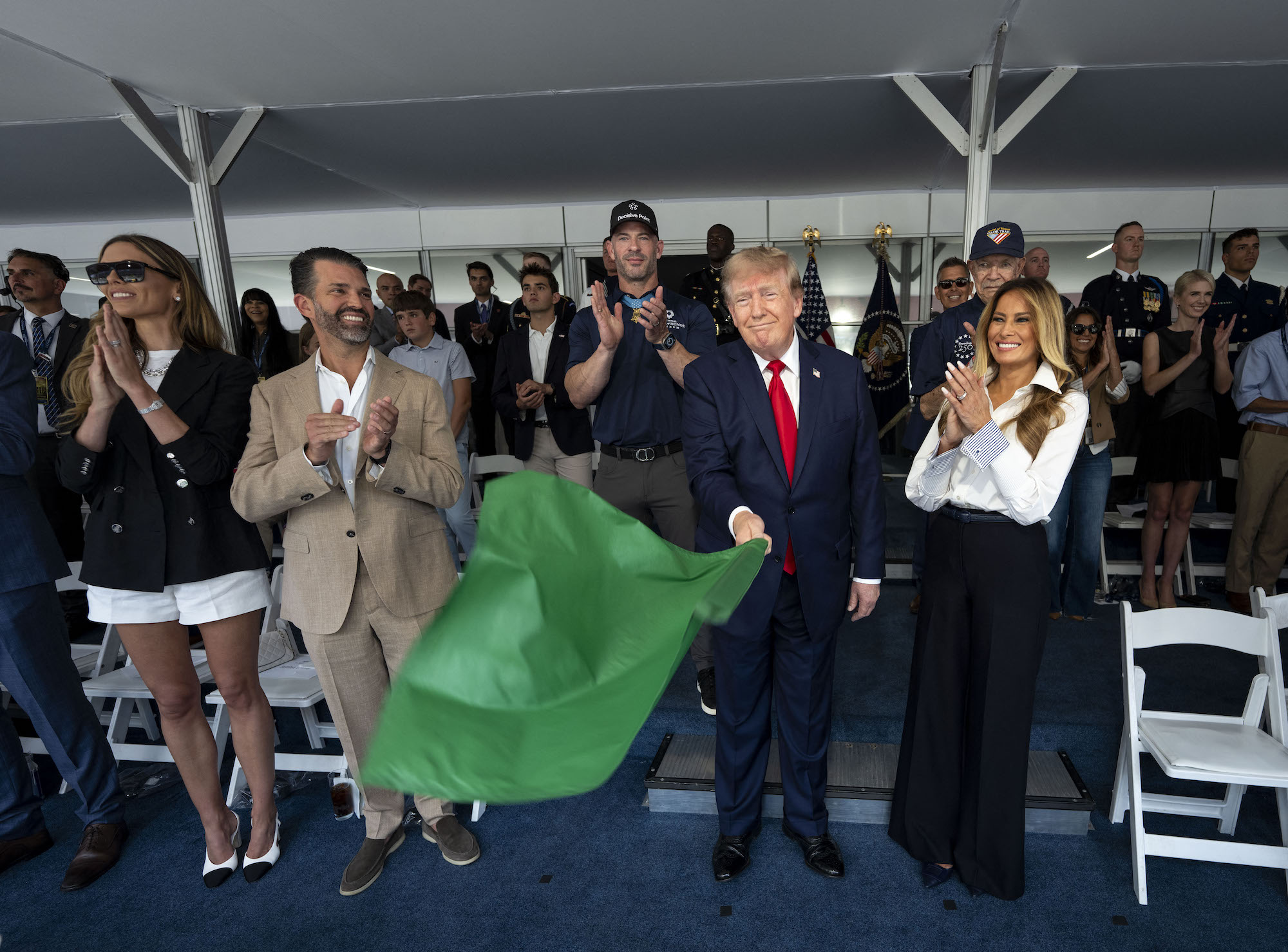 Melania Trump Makes 1st Public Appearance in 32 Days Amid WH Aide Scrutiny