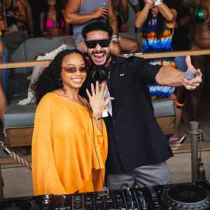 Nikki Hall Celebrates Pauly D Engagement