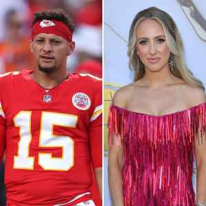 Patrick Mahomes Kisses Wife Brittany Before His 1st NFL Game After Injury