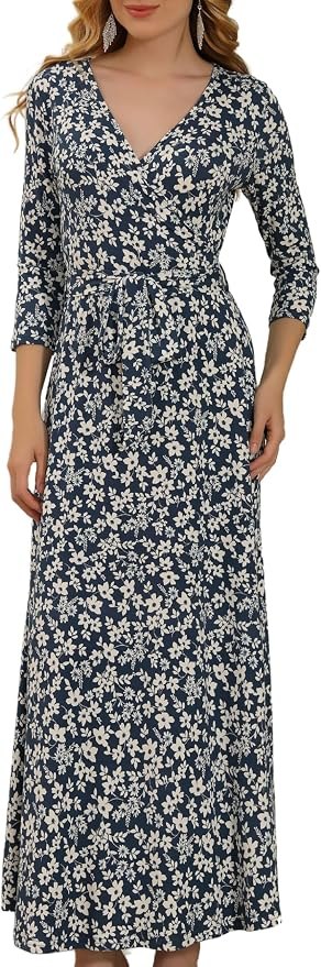 V-Neck Wrap Dress