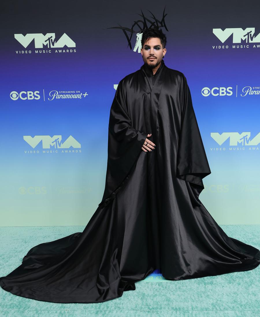 Adam Lambert All the Goth Glam Moments at the 2026 VMAs Arrival Red Carpet 2026 MTV Video Music Awards