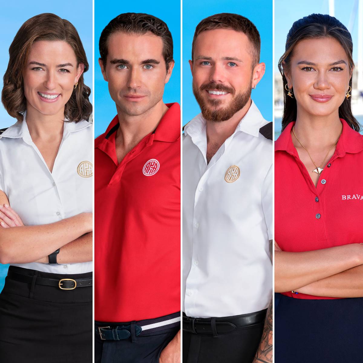 Aesha Scott Joe Bradley Nathan Gallagher Gael Cameron Below Deck Mediterranean