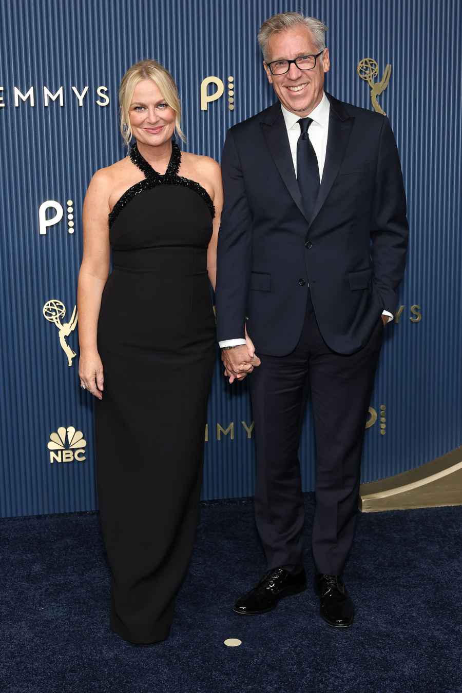 Amy Poehler and Joel Lovell Couple Red Carpet Arrival 2026 Emmy