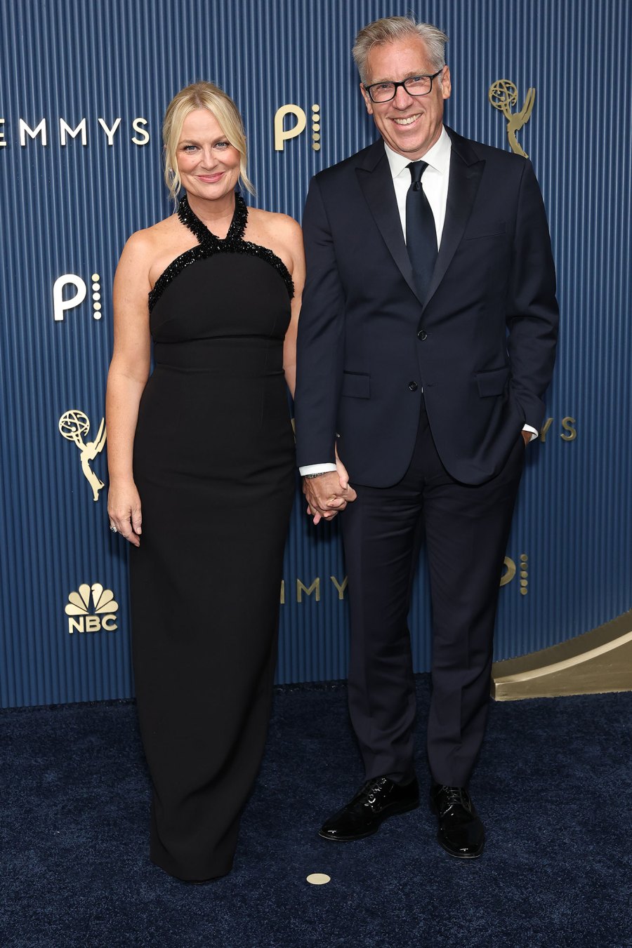 Amy Poehler and Joel Lovell Couple Red Carpet Arrival 2026 Emmy