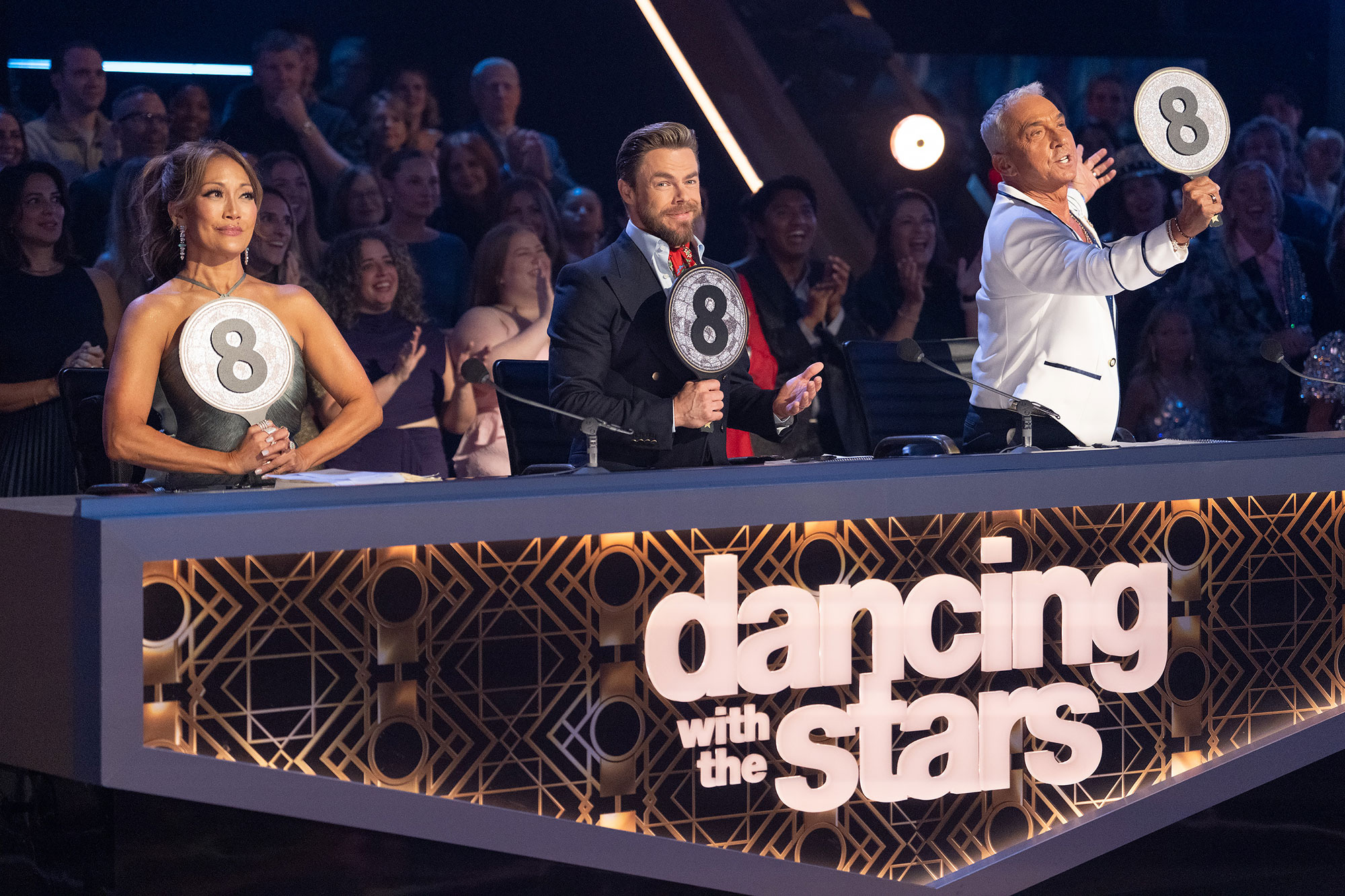 Feature Carrie Ann Inaba Bruno Tonioli and Derek Hough Dancing With the Stars Yacht Rock Night
