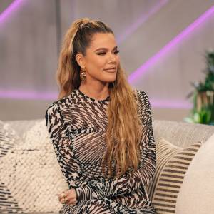 THE KELLY CLARKSON SHOW -- Episode J041 -- Pictured: Khloé Kardashian -- (Photo by: Weiss Eubanks/NBCUniversal via Getty Images)