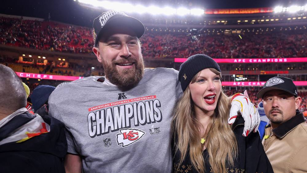 Taylor Swift Dazzles in Metallic Dress on Date Night With Travis Kelce