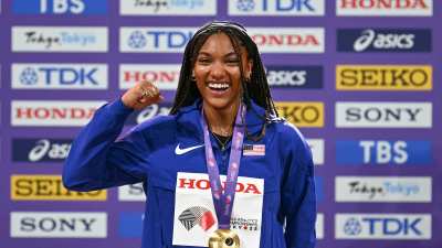 Olympic Gold Medalist Tara DavisWoodhall Shares Video From HeadOn Car Crash