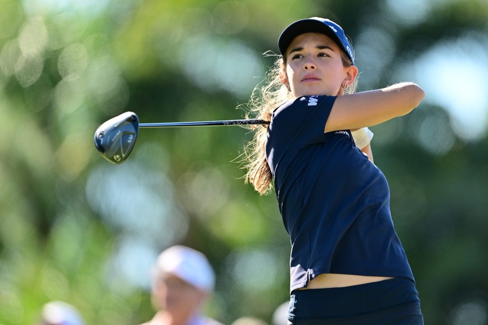 GettyImages-2246553326 Kai Trumps College Golf Career Faces Setback Due to Injury at 1st Tournament