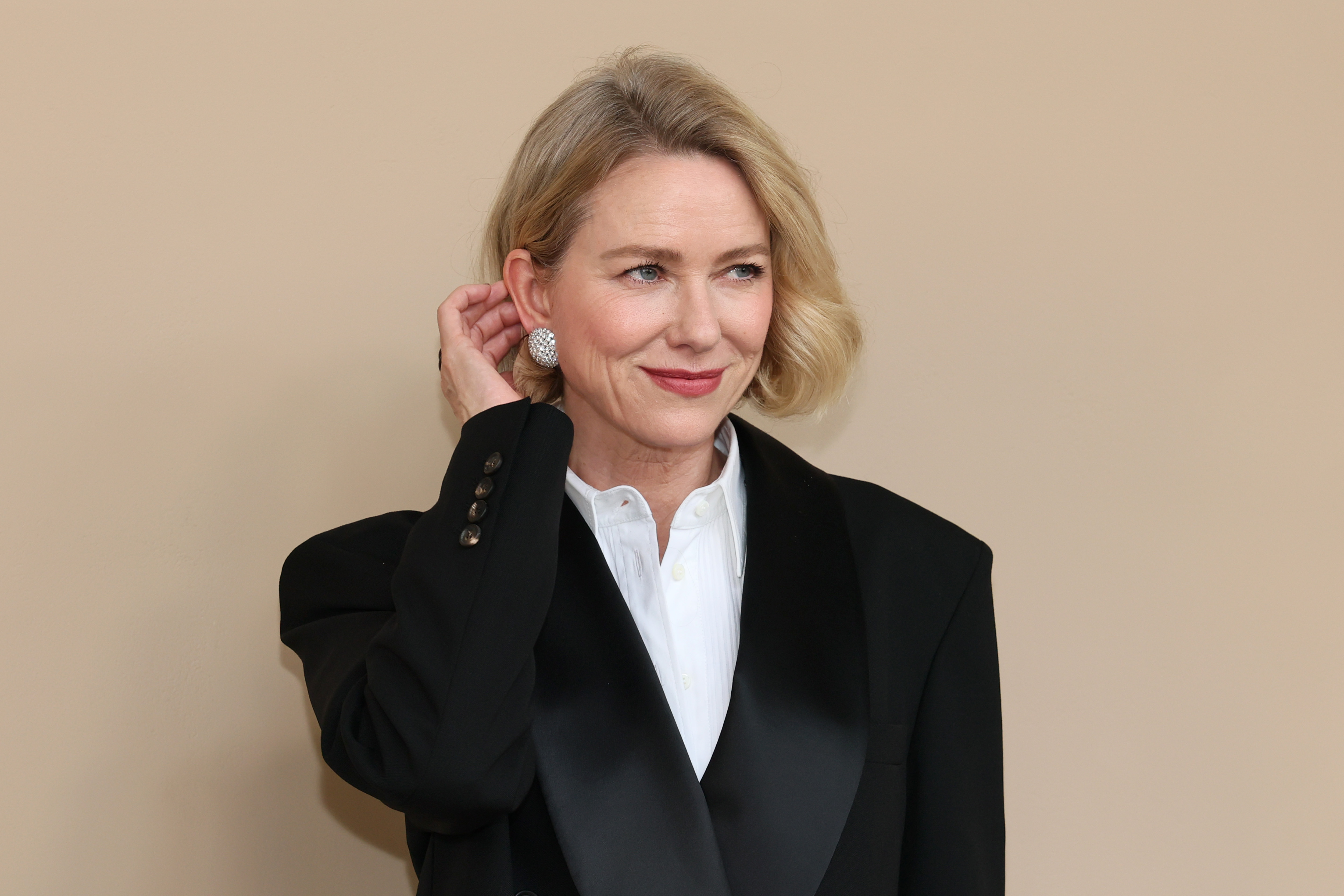 NEW YORK, NEW YORK - APRIL 14: Naomi Watts attends the gala screening of "Brunello: The Gracious Visionary" at David Koch Theatre at Lincoln Center on April 14, 2026 in New York City. (Photo by Dia Dipasupil/Getty Images)
