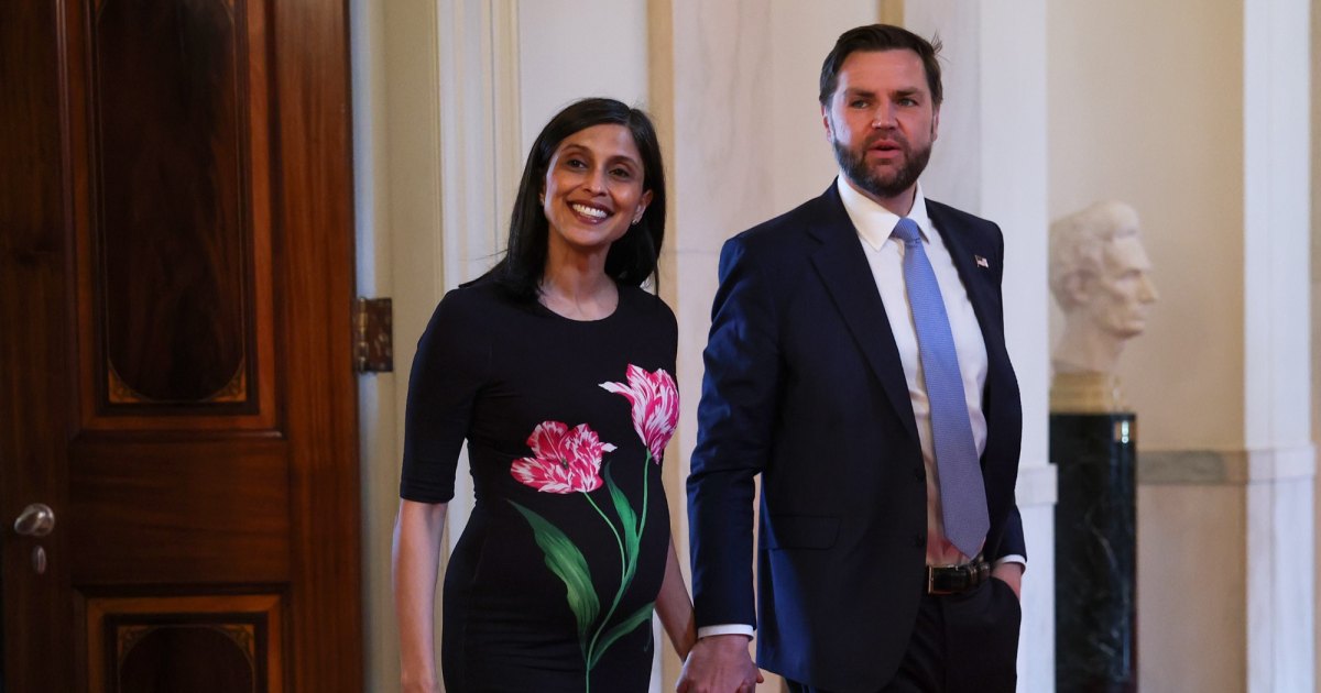 Second Lady Usha Vance Admits Newborn Son’s Secret Service Detail Is ‘Sort of an Absurdity’ Second Lady Usha Vance Admits Newborn Son’s Secret Service Detail Is ‘Sort of an Absurdity’