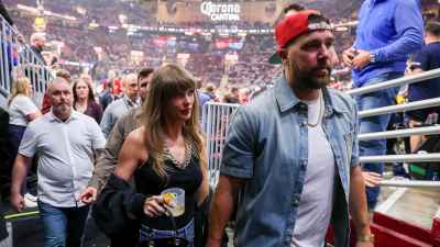 Taylor Swift and Travis Kelce Enjoy Date Night at the Chiefs Player's Kansas City Restaurant