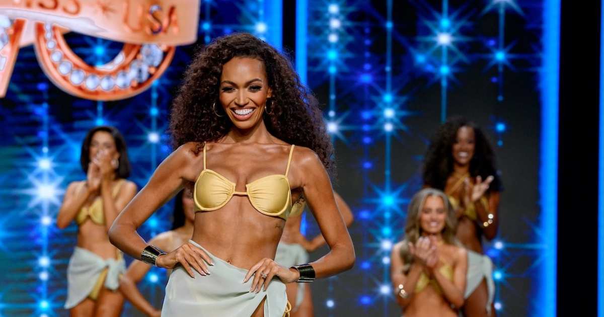 How the 1st Mom and Married Woman to Win Miss USA Prepared for the Swimsuit Competition With Kids in Tow How the 1st Mom and Married Woman to Win Miss USA Prepared for the Swimsuit Competition With Kids in Tow