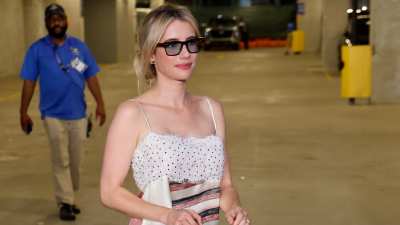 Emma Roberts attends opening night, day one of the 2026 US Open, a Grand Slam tennis tournament held at the USTA Billie Jean King National Tennis Center on August 30, 2026 in Flushing Meadows, Queens, New York City, NY.