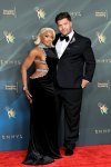 GettyImages-2293732550 Phaedra Parks Makes Red Carpet Debut With Traitors Costar Chris CT Tamburello at Creative Arts Emmys