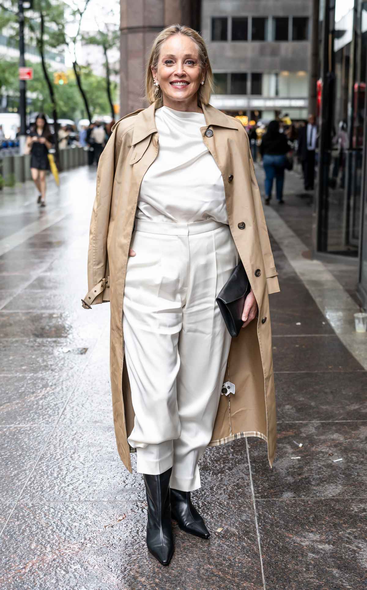 Actress Sharon Stone attends COS Spring /Summer 2027 fashion show at WSA during New York Fashion Week on September 13, 2026 in New York City.