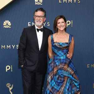 Stephen Colbert Rocks a Beard at 2026 Emmys After Late Show's Cancellation