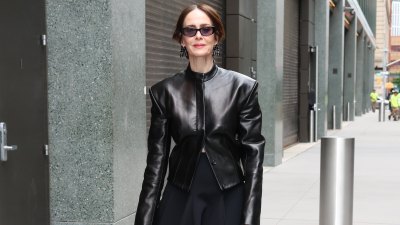 NEW YORK, NY - SEPTEMBER 22: Sarah Paulson is seen at ABC studios on September 22, 2026 in New York City. (Photo by Jason Howard/Bauer-Griffin/GC Images)