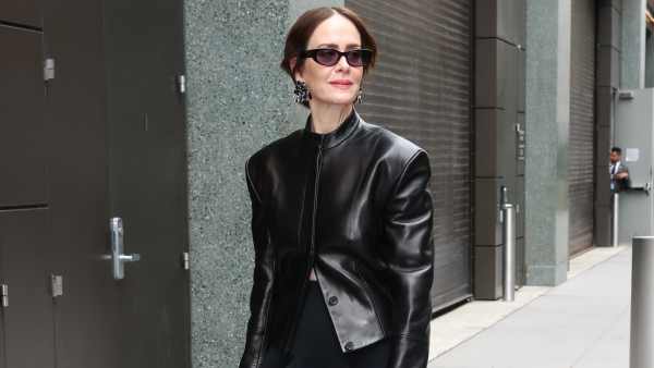 Sarah Paulson is seen at ABC studios on September 22, 2026 in New York City.