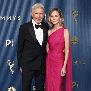 Harrison Ford and Calista Flockhart Couple Red Carpet Arrival 2026 Emmy
