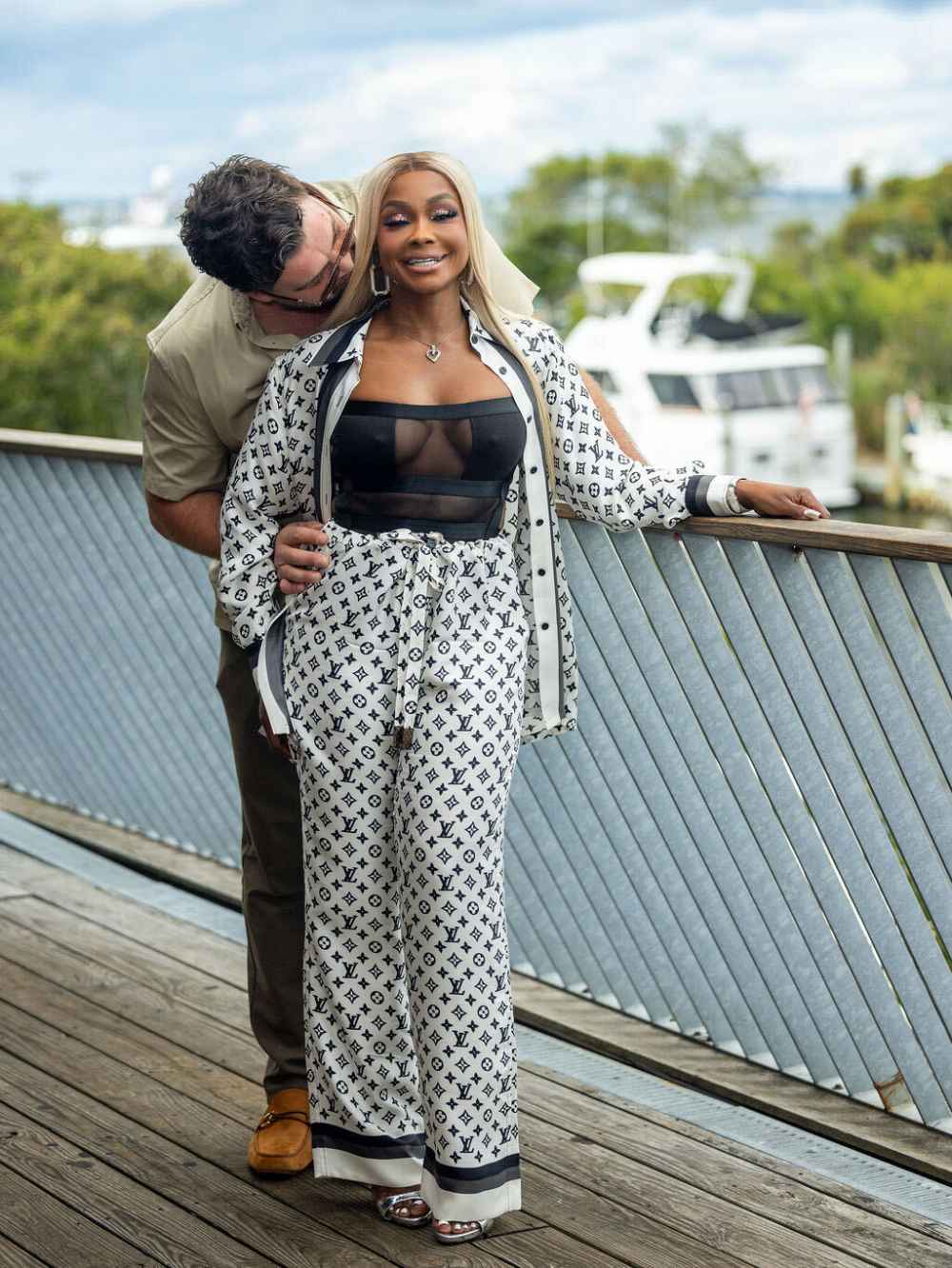 Phaedra Parks and CT Tamburello Pack on the PDA in Fire Island After Couple's Emmys Red Carpet Debut