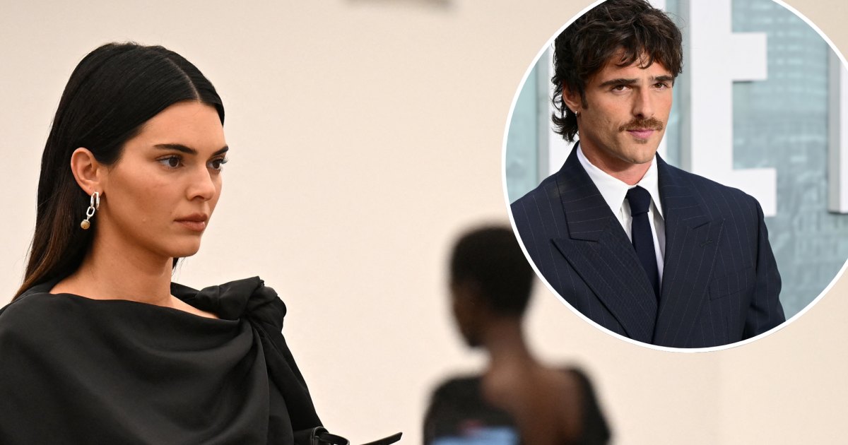 Jacob Elordi Supports Kendall Jenner Closing Bottega Veneta Milan Fashion Week Show From Front Row