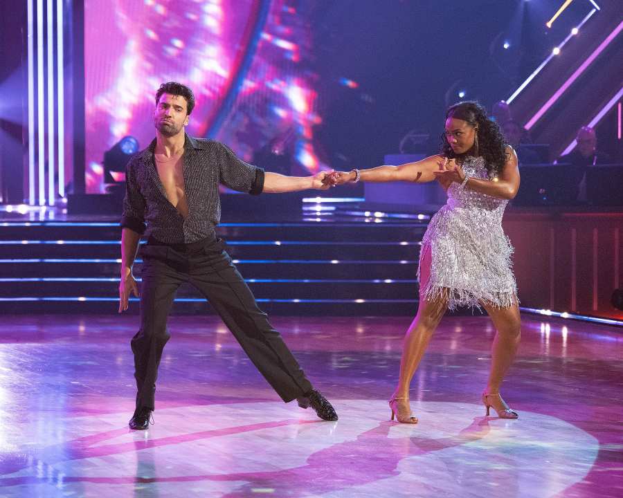 Jan Ravnik and Tatyana Ali Dancing With the Stars Season 35 Premiere Night 2