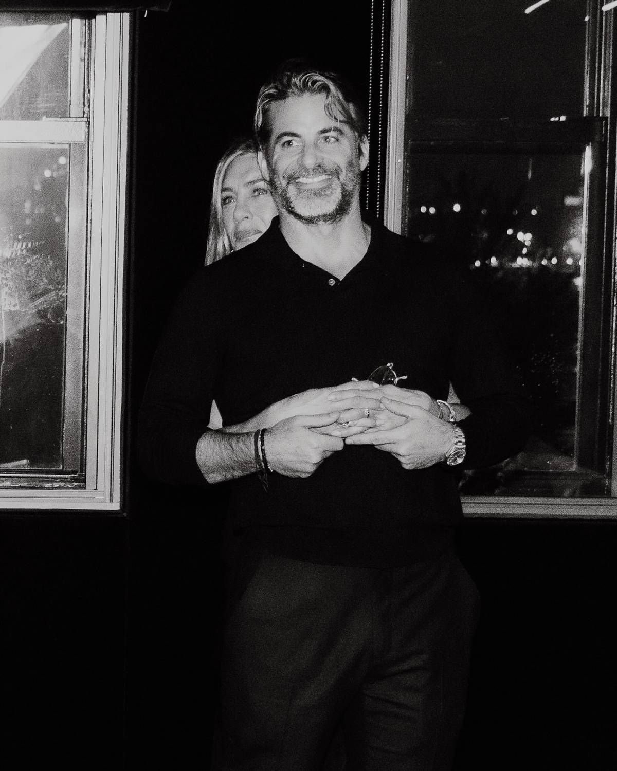 Jennifer Aniston and Boyfriend Jim Curtis Have Sweet Moment During Joint NYC Event