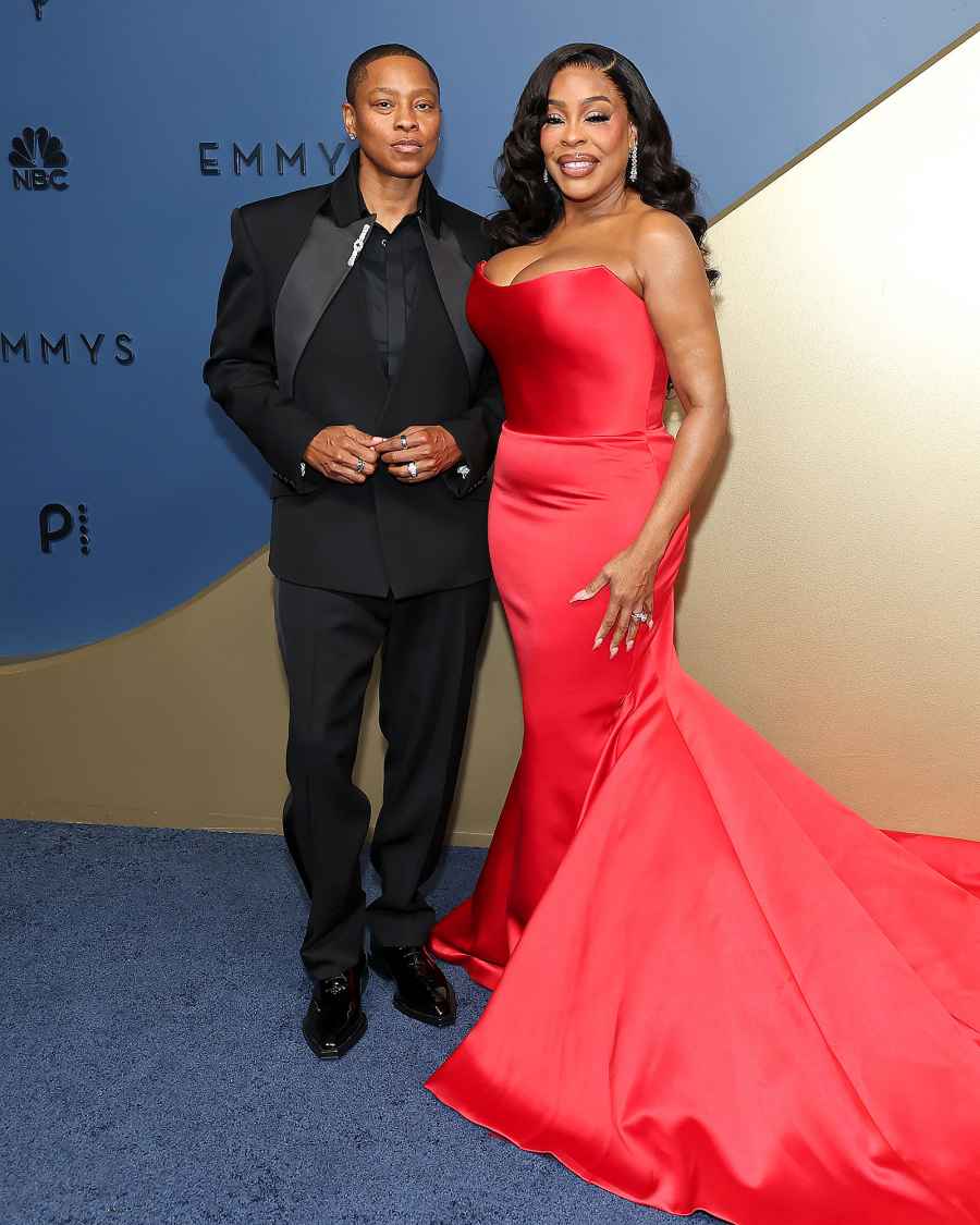 Jessica Betts and Niecy Nash-Betts Couple Red Carpet Arrival 2026 Emmy