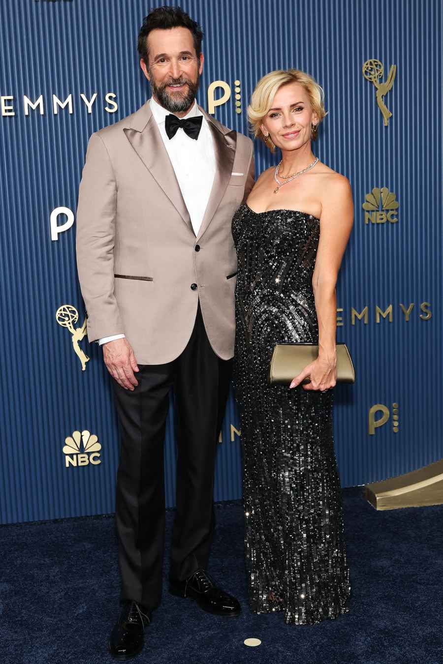 Noah Wyle and Sara Wells Couple Red Carpet Arrival 2026 Emmy