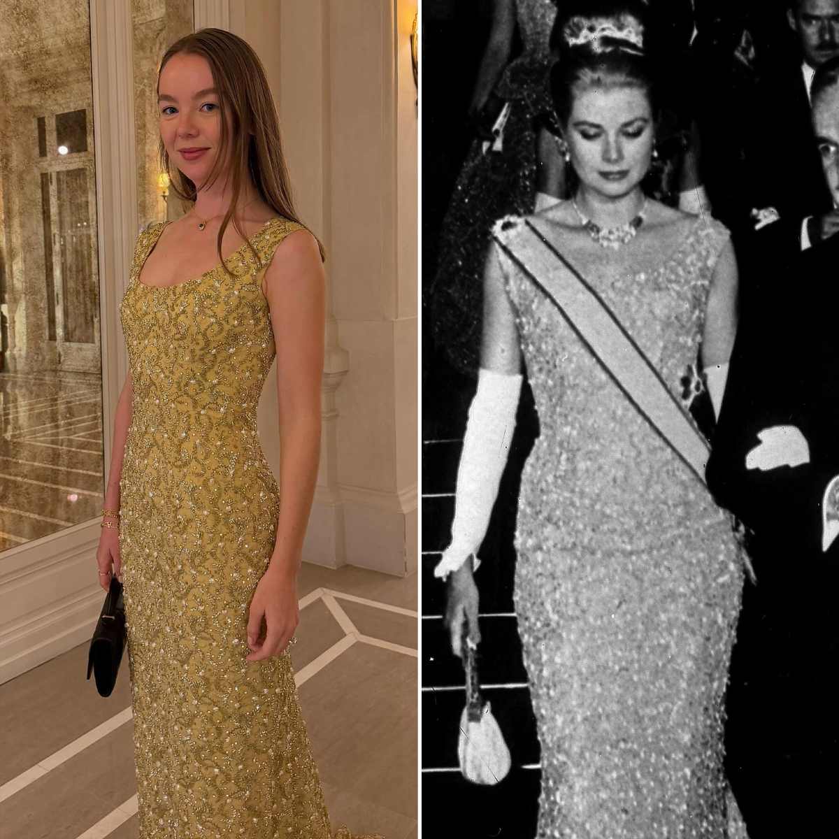 Princess Alexandra of Hanover Wears Grandmother Grace Kellys Dress 60 Years Later