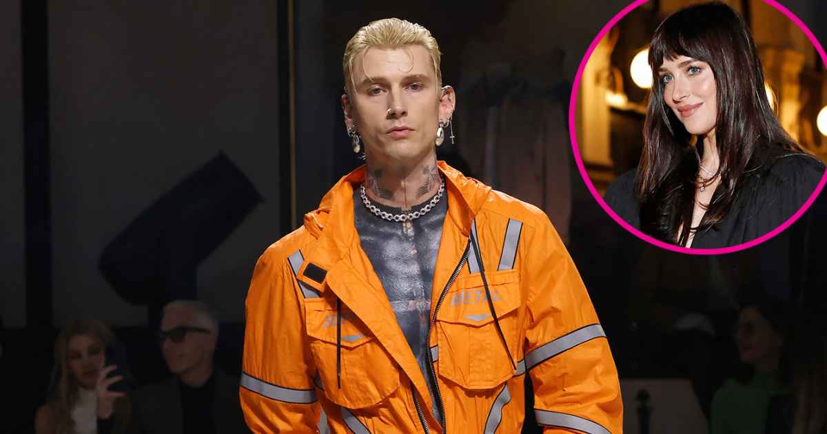MGK Walks Milan Fashion Week Runway With Dakota Johnson Sitting in Front Row After 1st Date