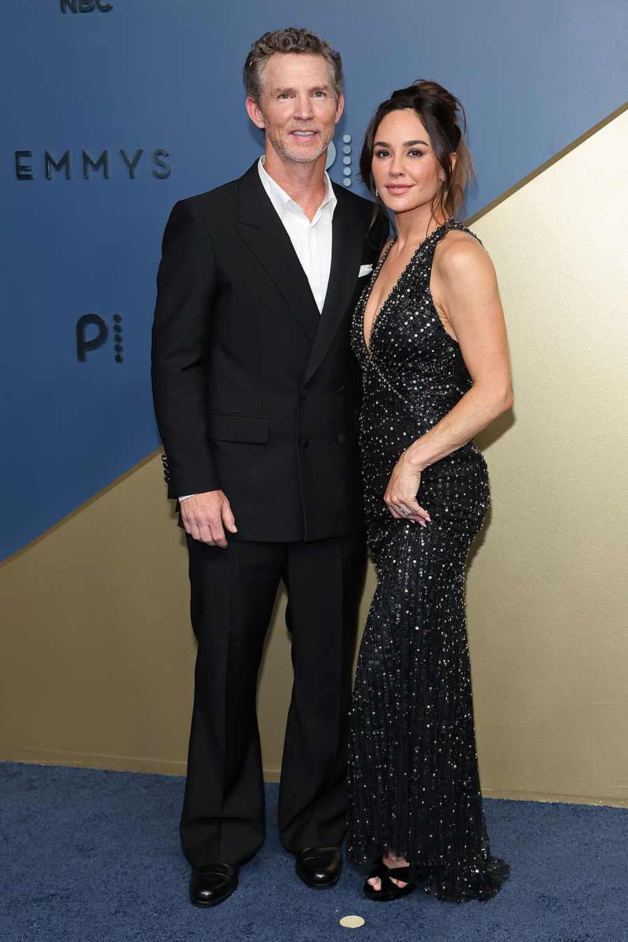 Shawn Hatosy and Kelly Albanese Couple Red Carpet Arrival 2026 Emmy