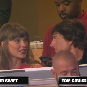 Taylor Swift and Tom Cruise NFL