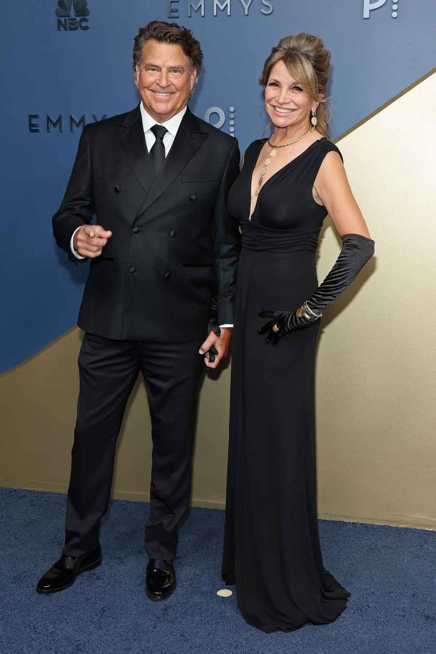 Ted McGinley and Gigi Rice Couple Red Carpet Arrival 2026 Emmy