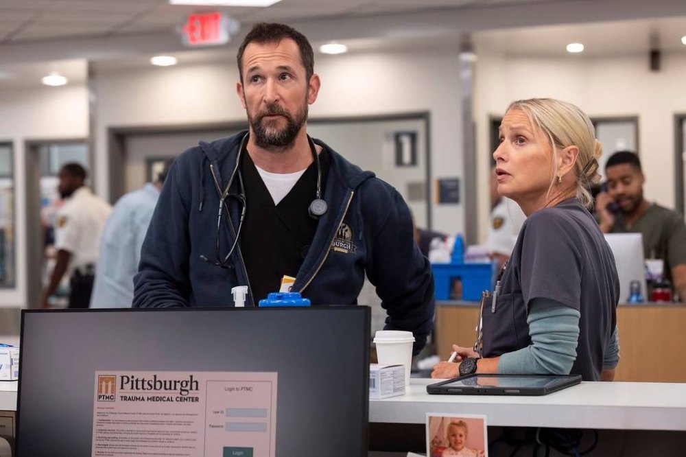 The Pitts Katherine LaNasa Teases Nurse Danas Deep Love Dynamic With Dr Robby on Season 3 HBO Max