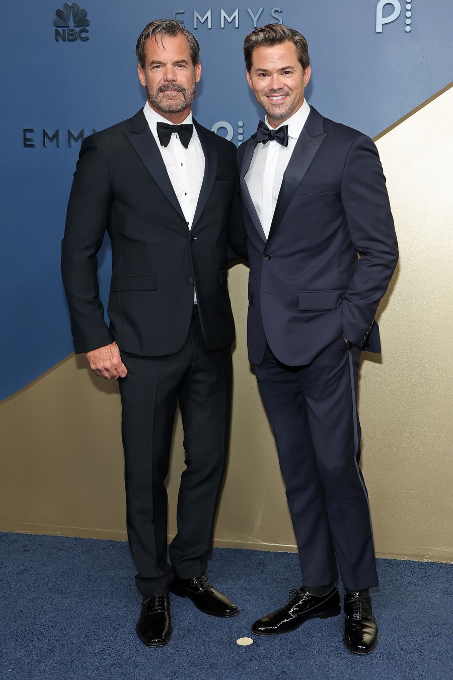 Tuc Watkins and Andrew Rannells Couple Red Carpet Arrival 2026 Emmy