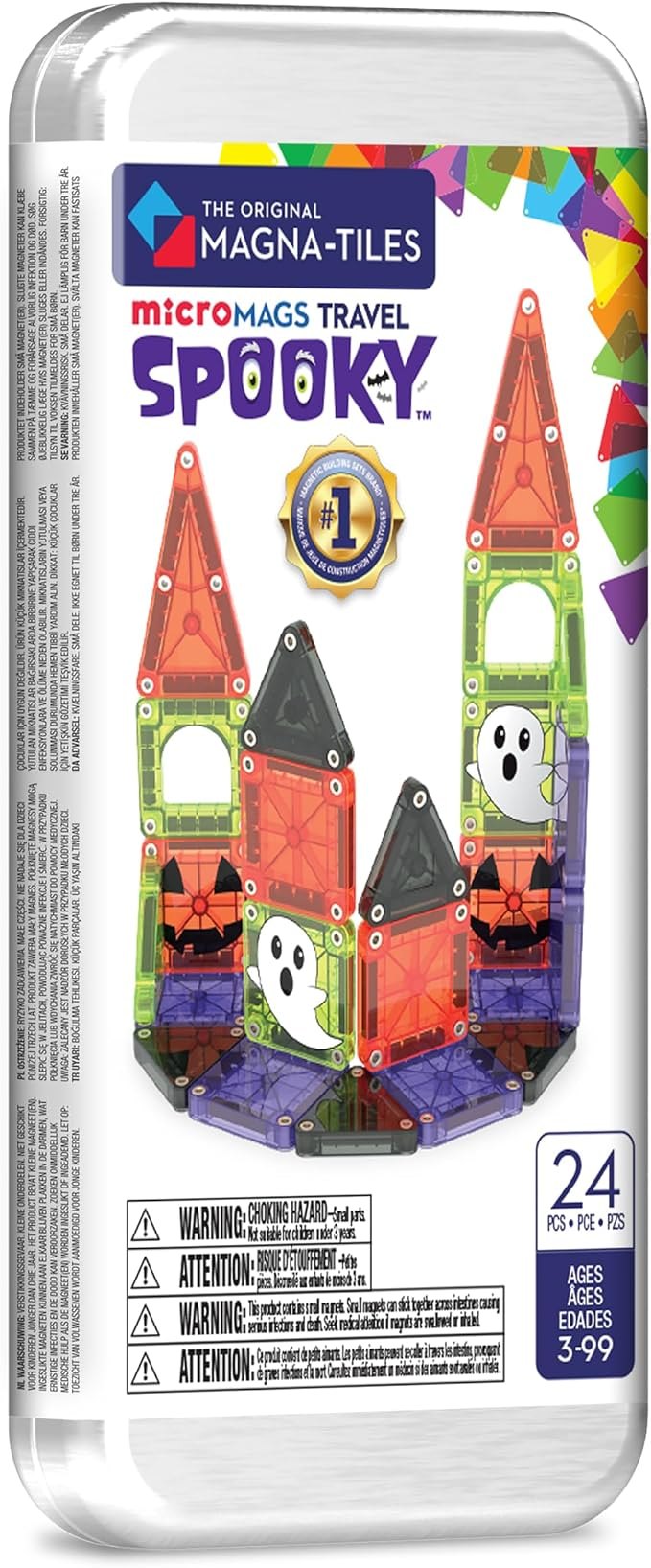 Magna-Tiles 24-Piece Spooky Travel Set