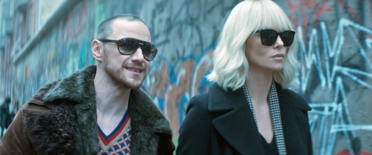 James McAvoy and Charlize Theron in Atomic Blonde