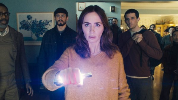 Colman Domingo, Tommy Martinez, Emily Blunt and Josh O'Connor in Disclosure Day