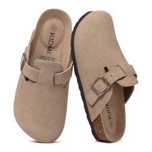 KIDMI Genuine Suede Clogs