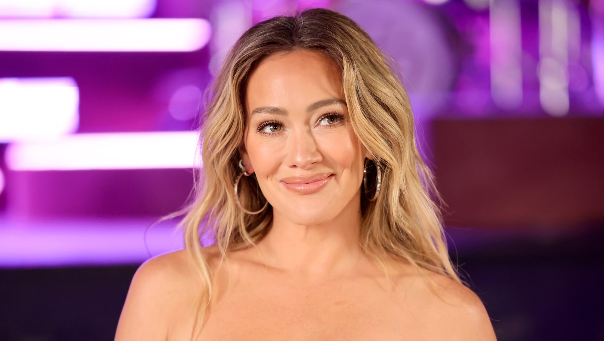 LOS ANGELES, CALIFORNIA - MAY 14: Hilary Duff poses during an interview for SiriusXM's Small Stage Series at El Rey Theatre on May 14, 2026 in Los Angeles, California. (Photo by Emma McIntyre/Getty Images for SiriusXM)