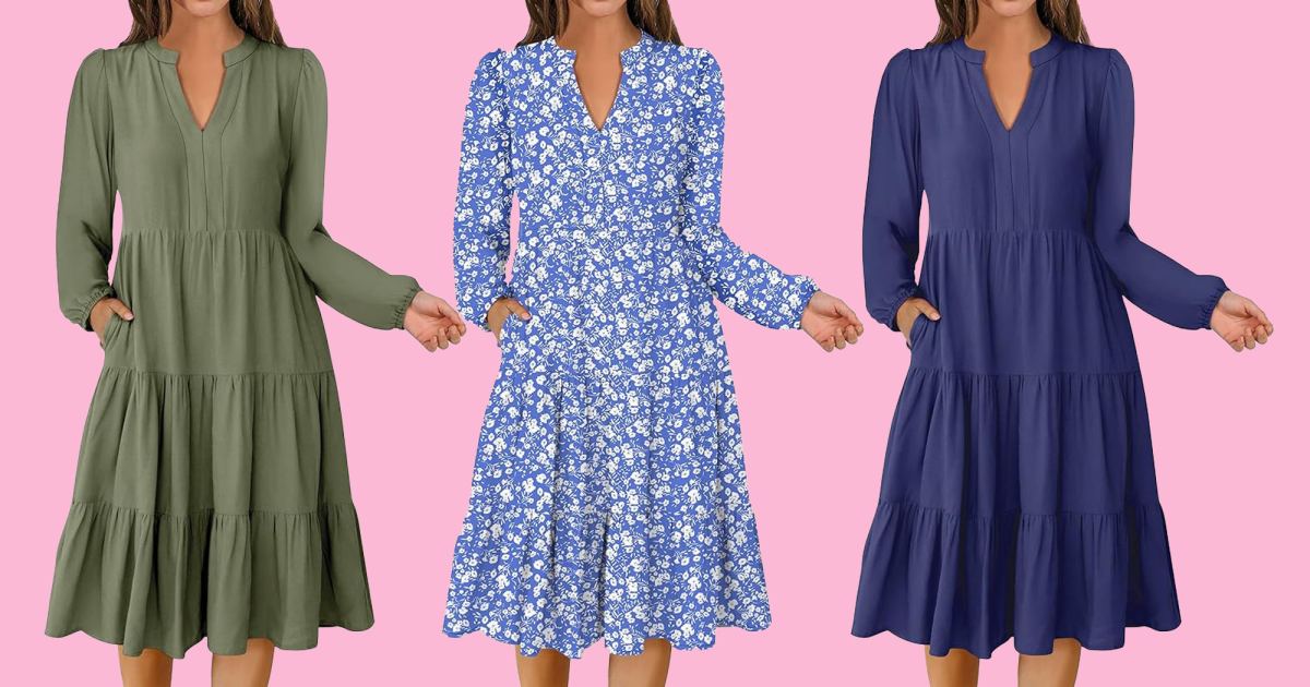 This Floral Midi Dress With Pockets ‘Looks Way More Expensive’ Than $25, per Amazon Shoppers