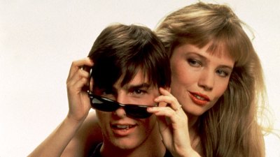 Tom Cruise and Rebecca De Mornay in Risky Business