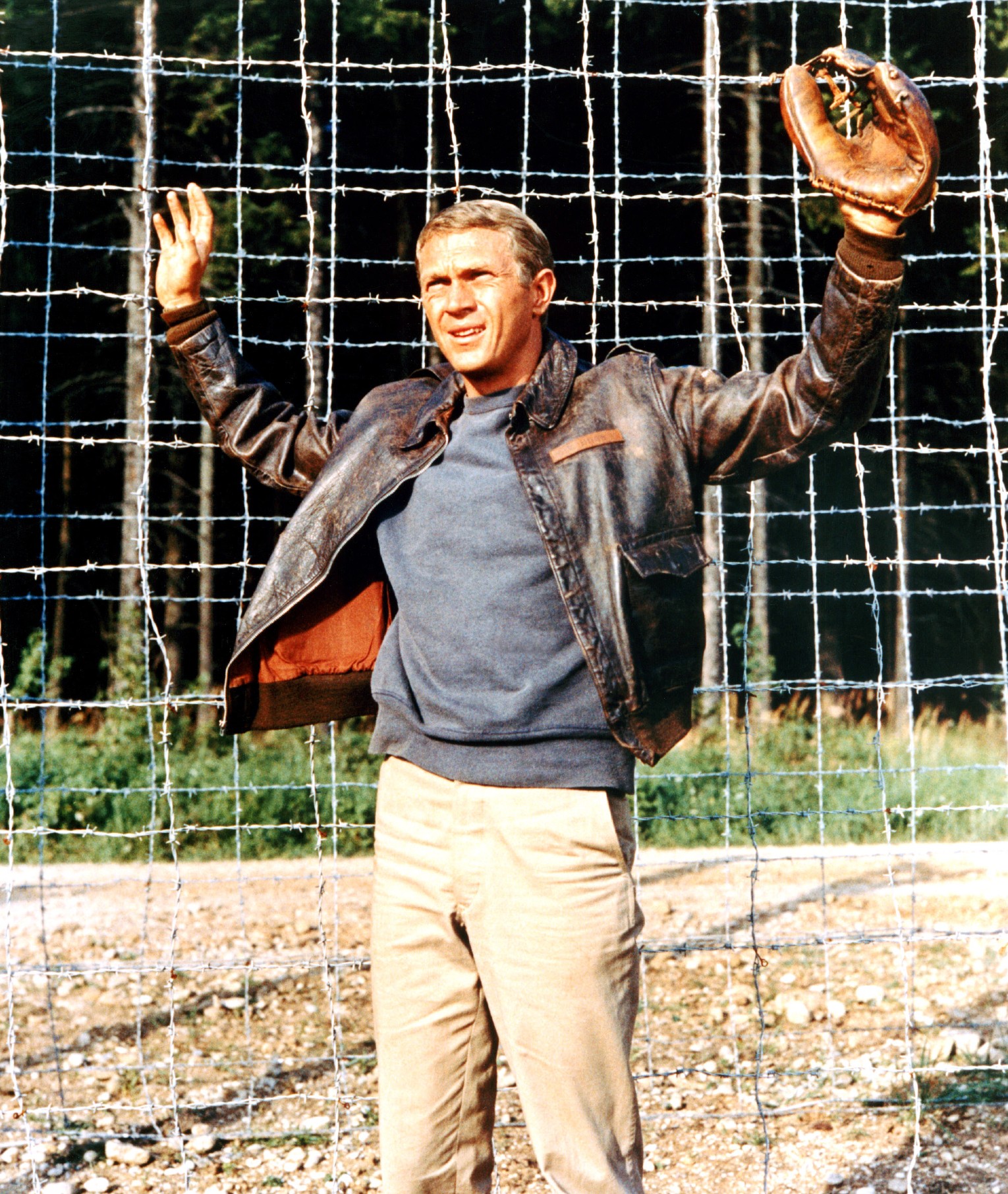 Steve McQueen in The Great Escape