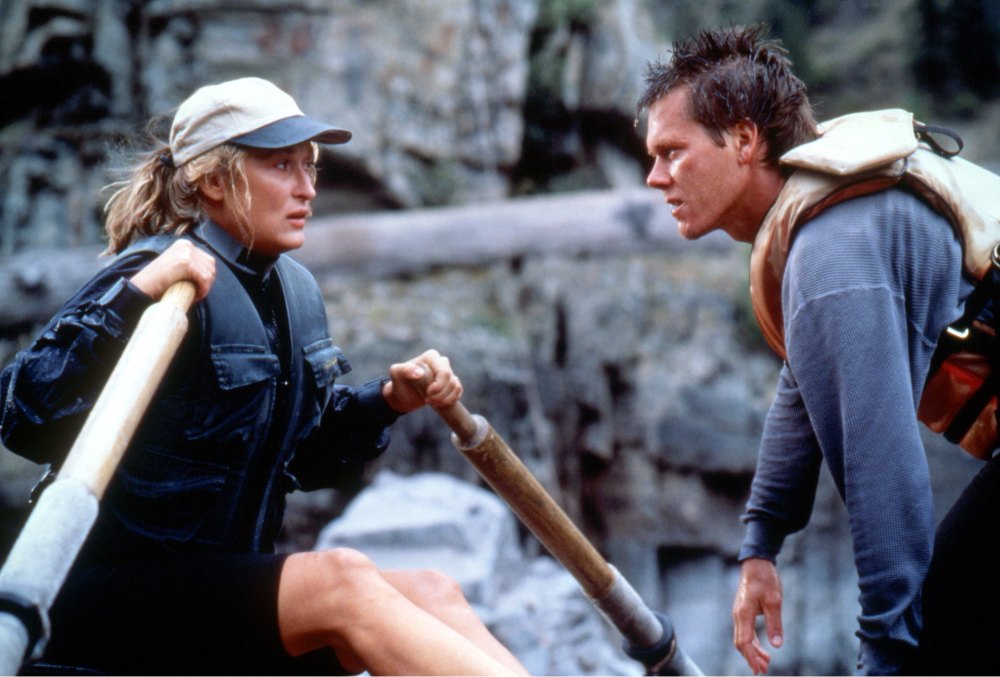 Meryl Streep and Kevin Bacon in The River Wild